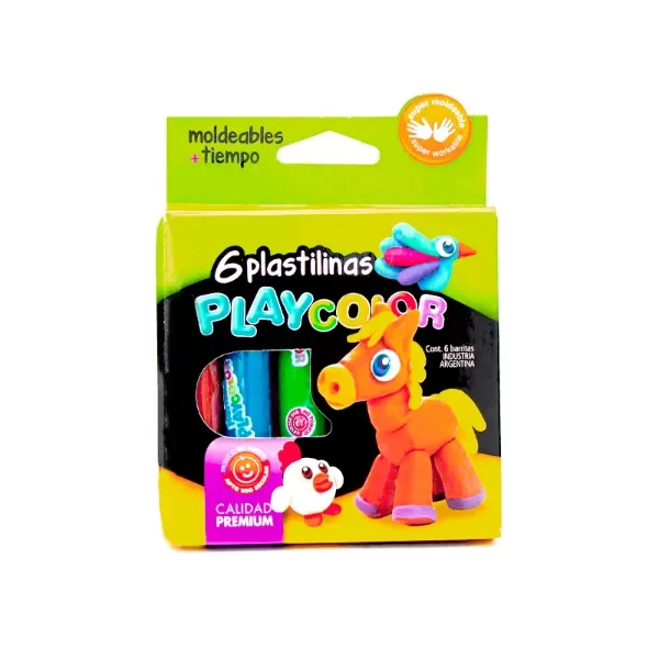 Producto - Plastilina Playcolor x 6