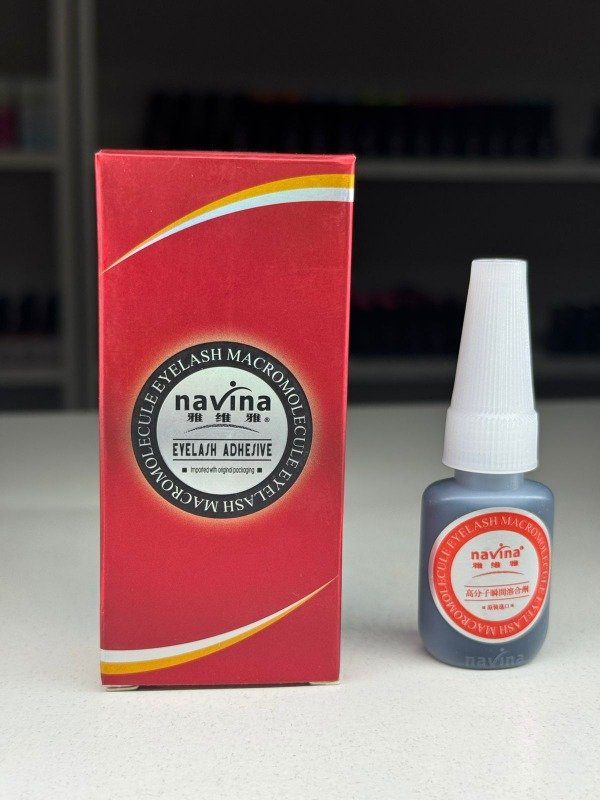 Producto - PESTAÑAS: PELO X PELO PEGAMENTO - "NAVINA" ROJO 0.05 SEG