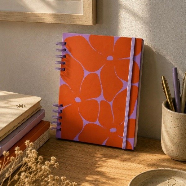 Producto - Cuaderno Flores Vibrantes