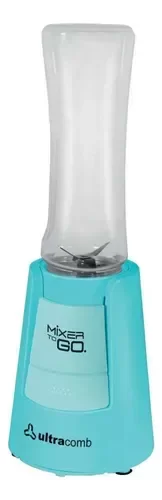 Producto - Licuadora portátil Ultracomb Mixer To Go 600 mL turquesa con jarra de plástico