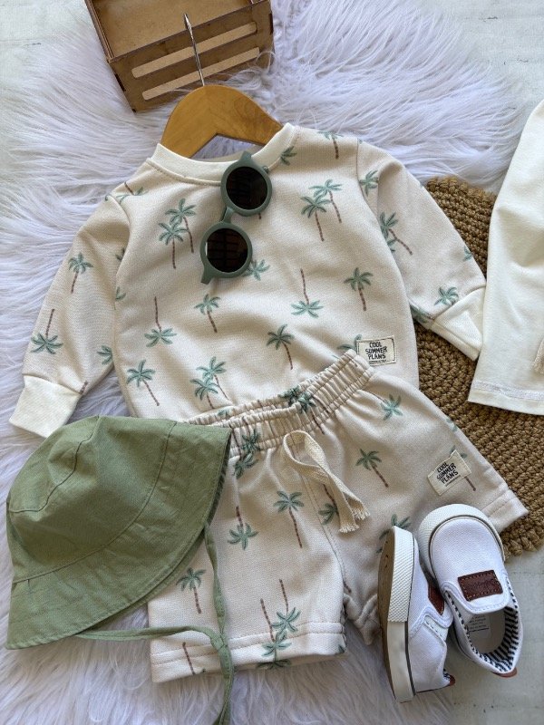 Producto - Short playa en color BEIGE línea bebés - 2