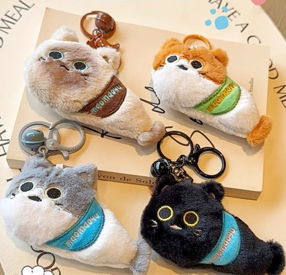 Producto - Llaveros Peluche Pez Michi A Cuerda