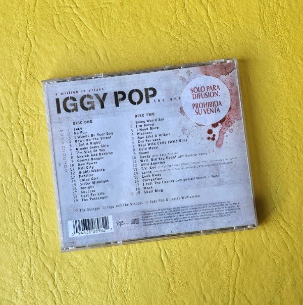 Producto - IGGY POP '' Million In Prizes - The Anthology'' (2 CDs) - 1