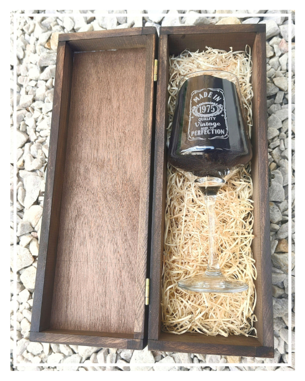 Producto - Caja de madera premium para copa o vino