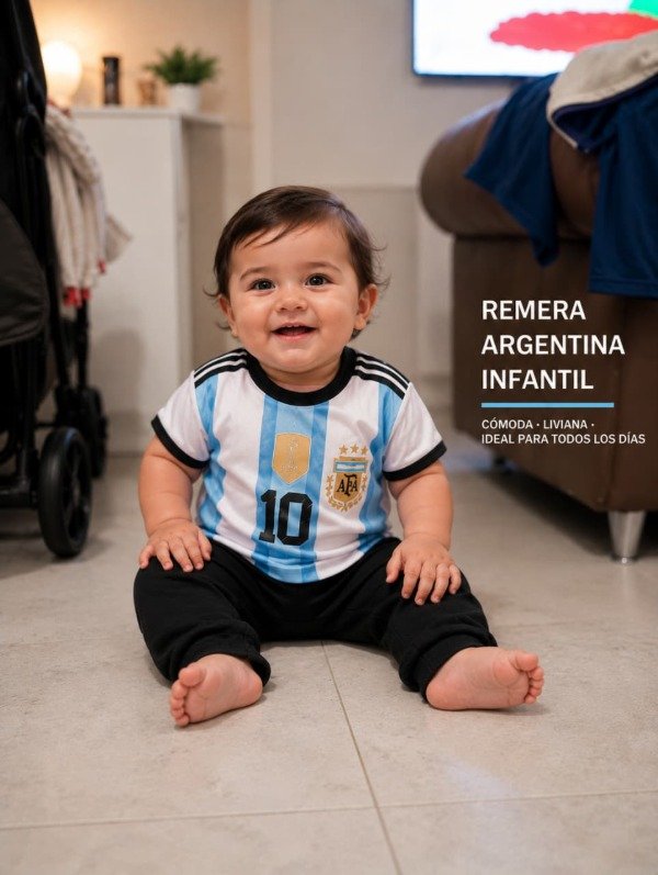 Producto - Remera Argentina Bebe Personalizada