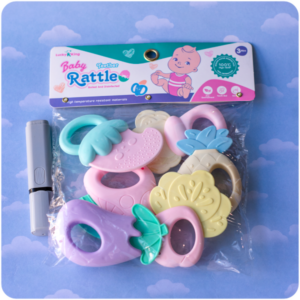 Producto - Set de 6 Sonajeros y Mordedores para Bebés