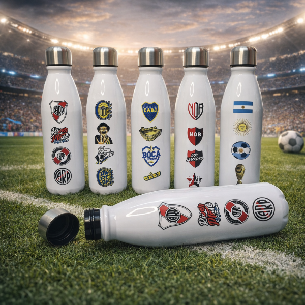 Producto - Botella térmica metálica 750cc con Impresión permanente UV