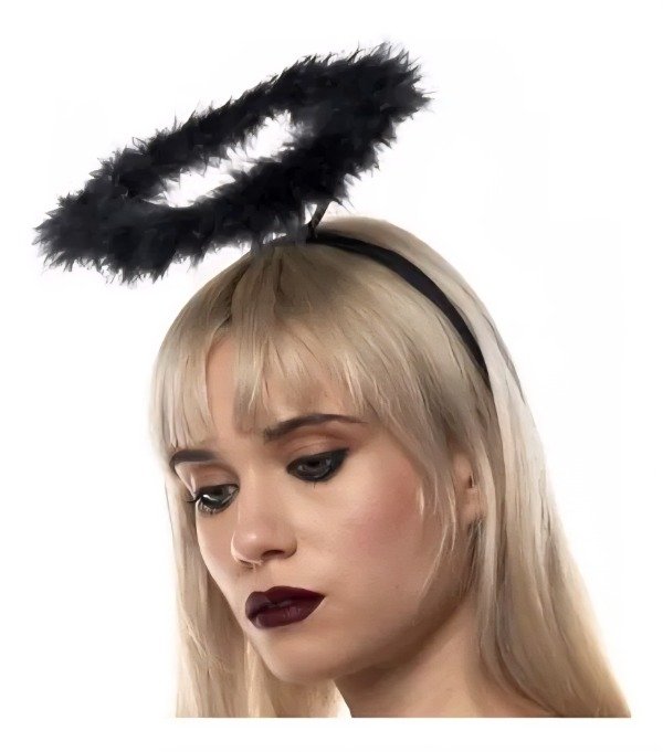 Producto - Aureola de Angel Blanco y Negro