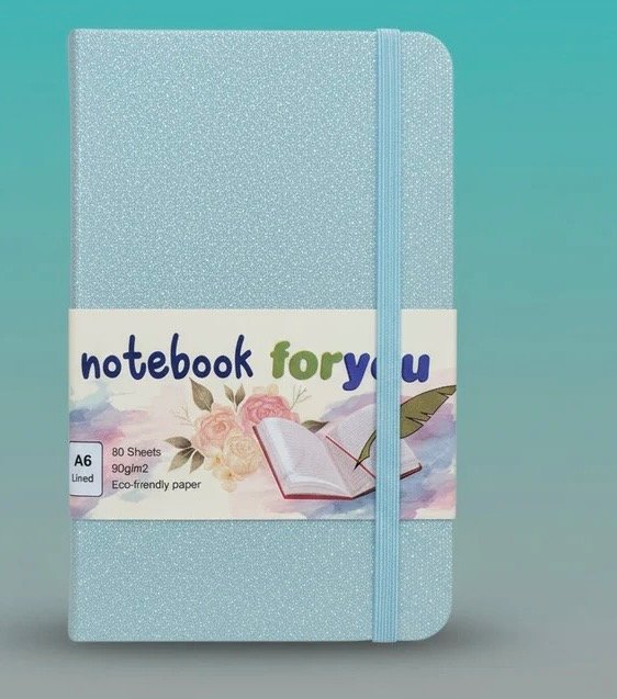 Producto - Cuaderno A5 rayado Glitter