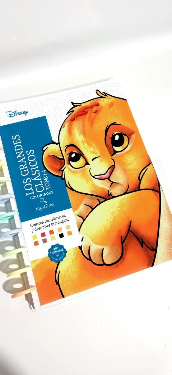 Producto - Libro para Colorear con números: Clasicos de Disney Tomo 4