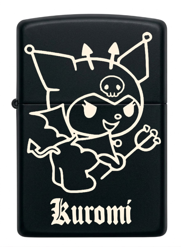 Producto - ENCENDEDOR BENCINA RECARGABLE SANRIO KUROMI - 0