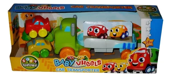 Producto - Baby Wheels Camion Mosquito + 2 Autitos De Goma (verde)
