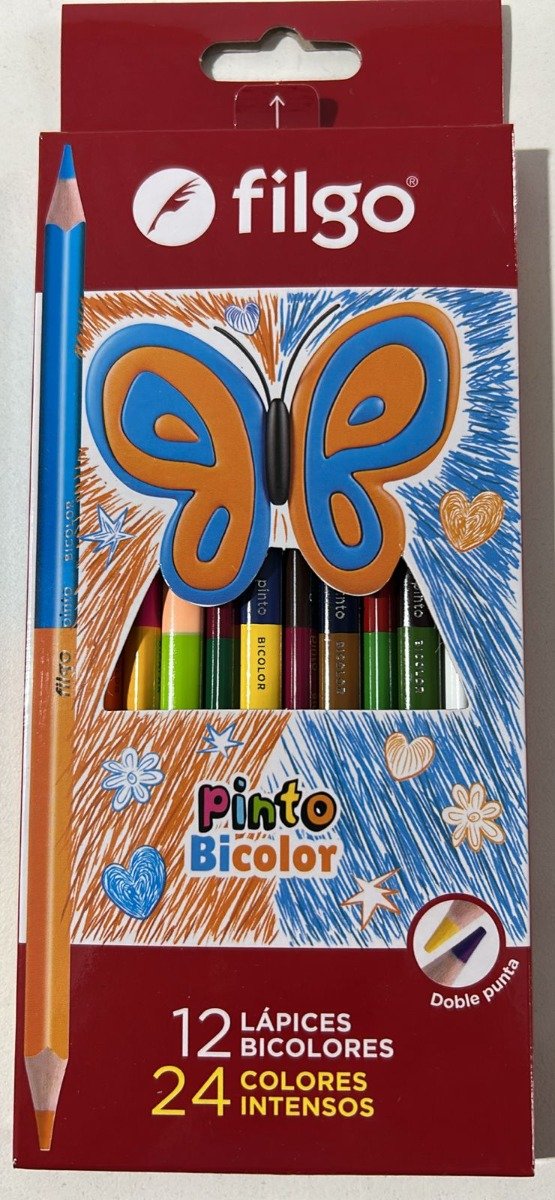 Producto - SET DE LAPICES FILGO PINTO BICOLOR DE 12 UNIDADES
