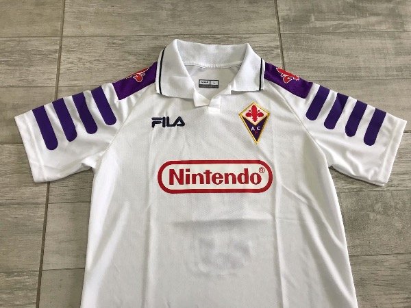 Camiseta retro de Fiorentina blanca — imagen 3