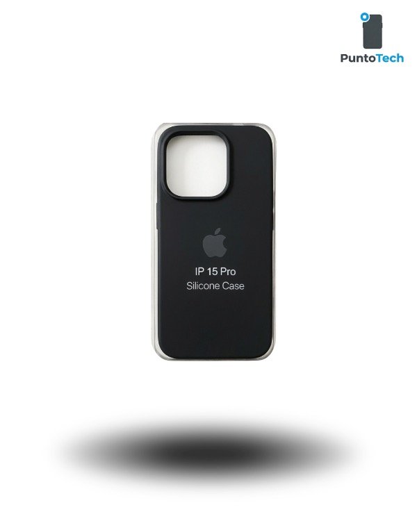 Producto - Silicon case iPhone 15 pro negro S/b