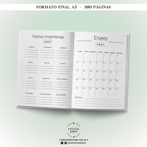 Producto - Agenda Diaria 2027 - Unisex - 1