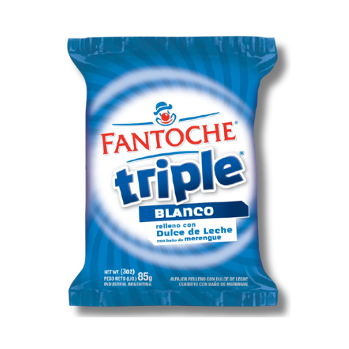 Producto - ALFAJOR FANTOCHE BLANCO TRIPLE