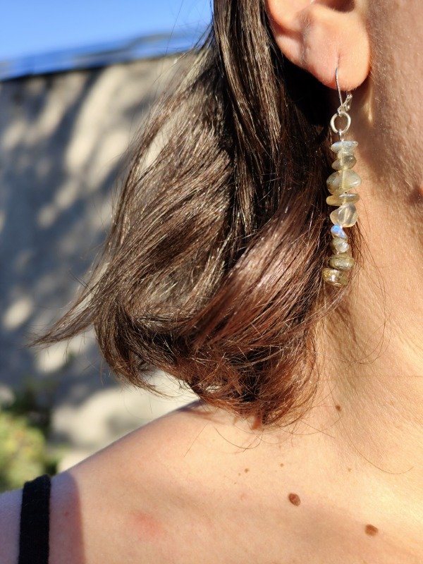 Producto - AROS ESCALLAS DE LABRADORITA - Protección energética