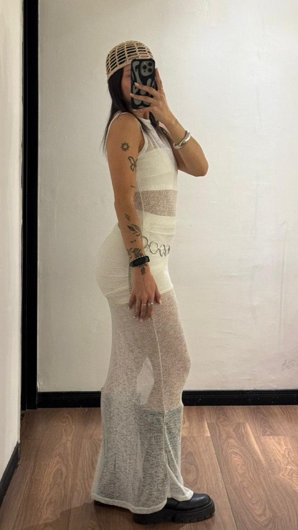 Producto - vestido shine blanco