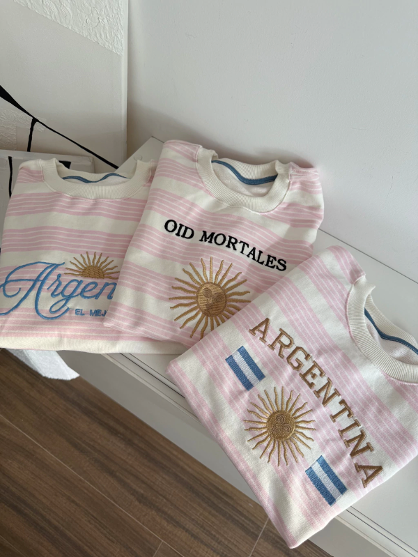 Producto - Buzo argentina sol bordado/Sin bandera