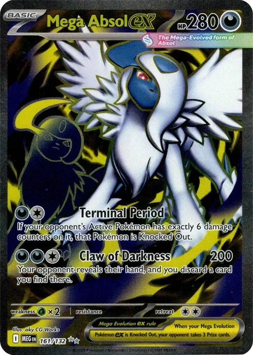 Producto - Mega Absol ex - 161/132 - Mega Evolution - Holo