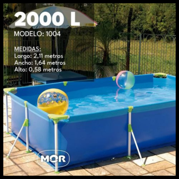 Producto - PILETA DE LONA MOR 2000L