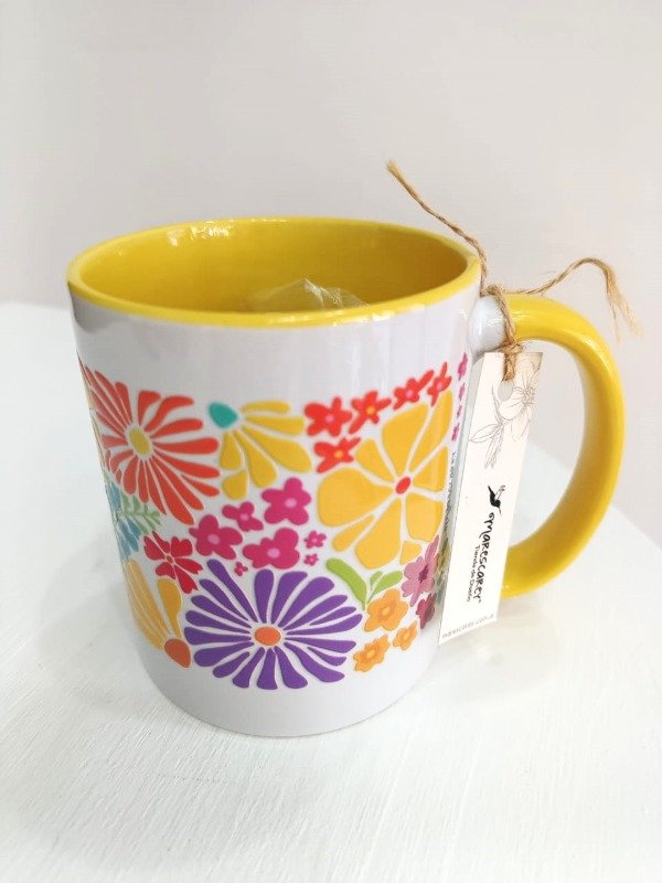 Producto - Taza Amarela / Margaritas