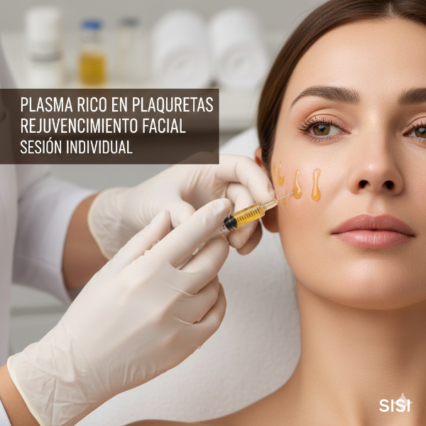 Producto - Bioestimulación con Plasma Rico en Plaquetas (PRP) Facial. Sesion Individual