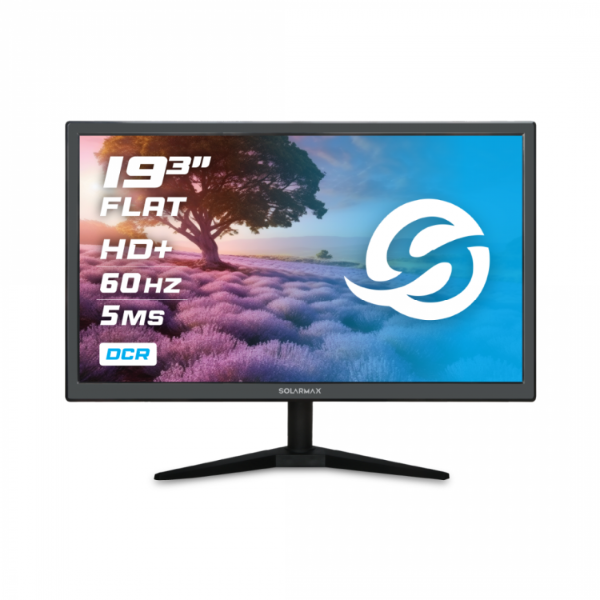 Producto - MONITOR SOLARMAX 19.3 VGA/HD+ SLIM NEGRO - 0