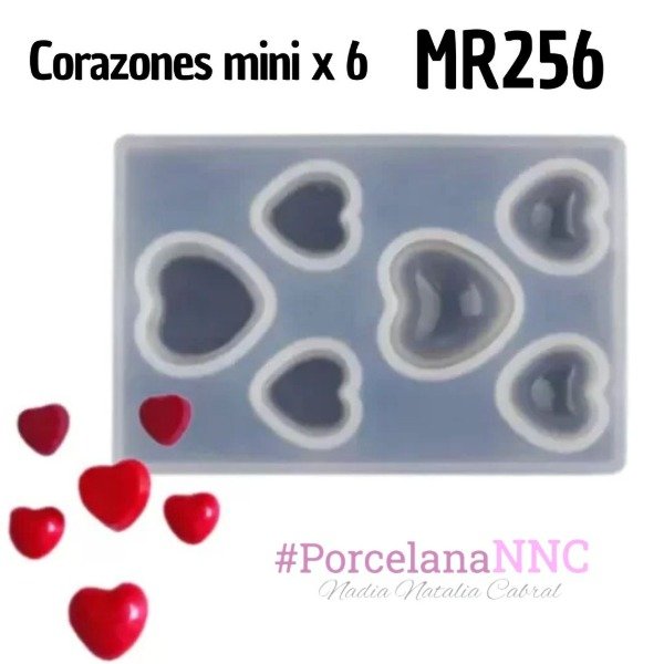 Producto - Corazones mini x 6 MR256
