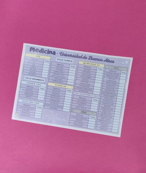 Producto - Plan de estudio LILA - UBA