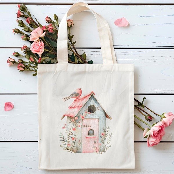 Producto - Tote Bag Casita de pajaros