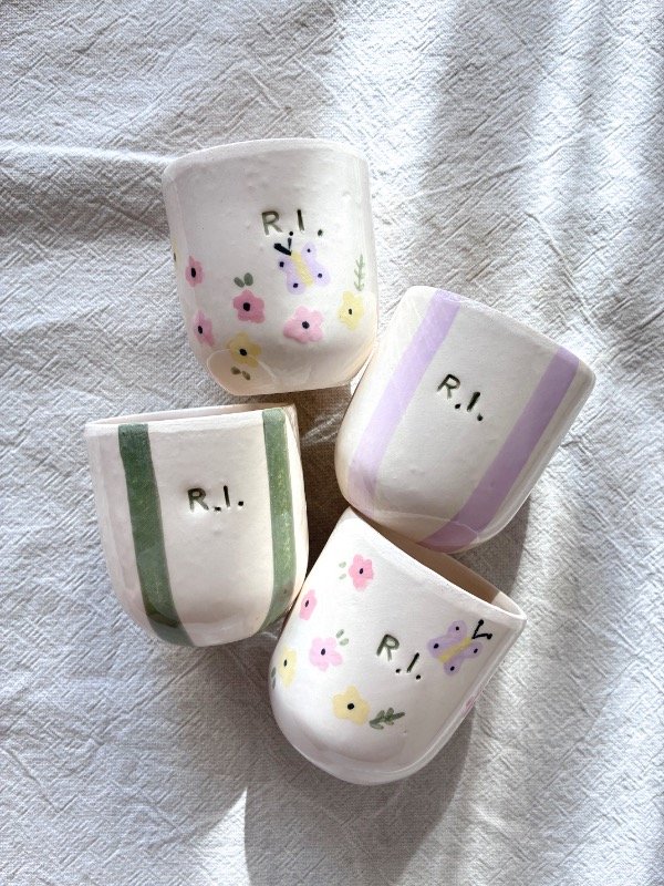 Producto - Set de vaso, plato y bandeja - 1