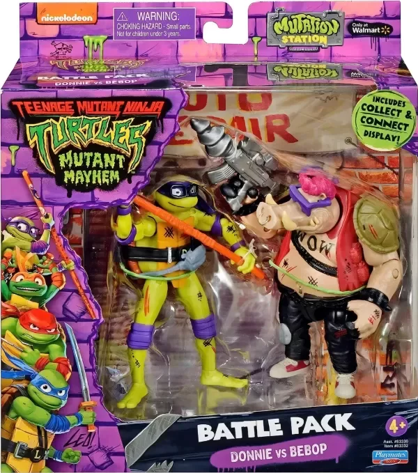 Producto - PRE-VENTA Teenage Mutant Ninja Turtles Caos Mutante Donatello vs Bebop