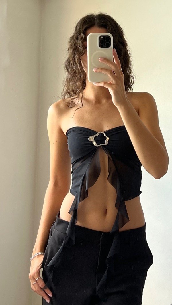 Producto - Strapless Volado Tul