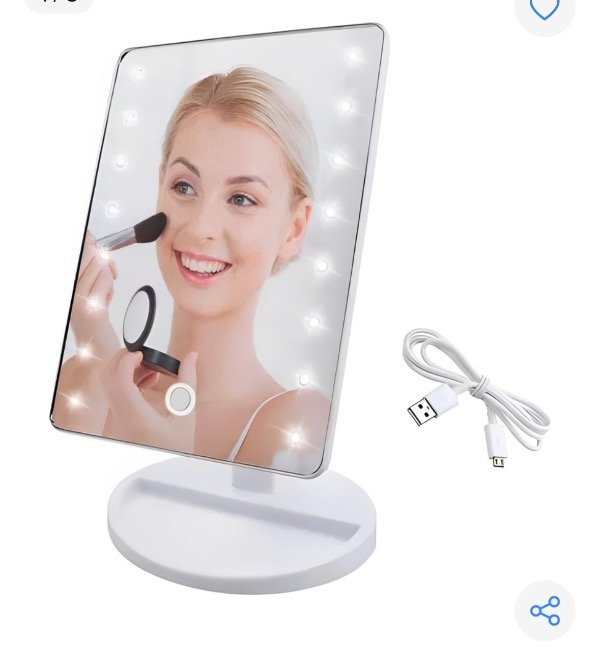 Producto - Espejo luces led cable usb digital