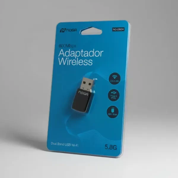 Producto - Adaptador Wireless Ng-uw04 Wifi Noga Dual Band 5.8g