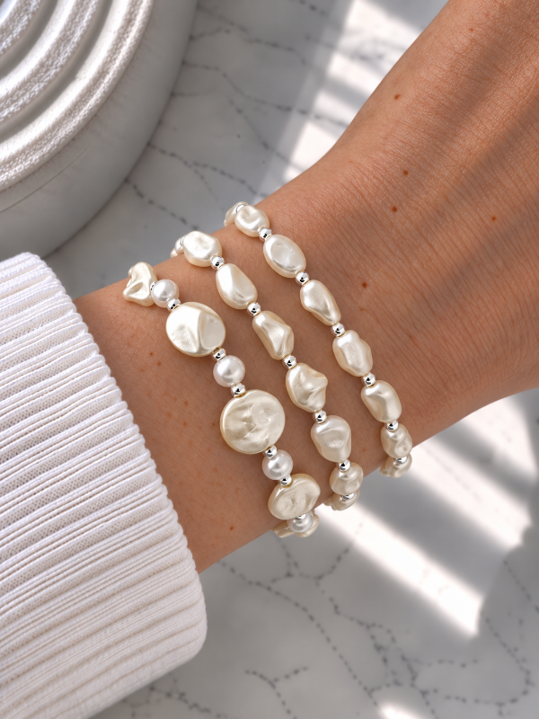 Producto - PULSERA DE PERLAS BARROCAS REGULABLE 1336 - 0