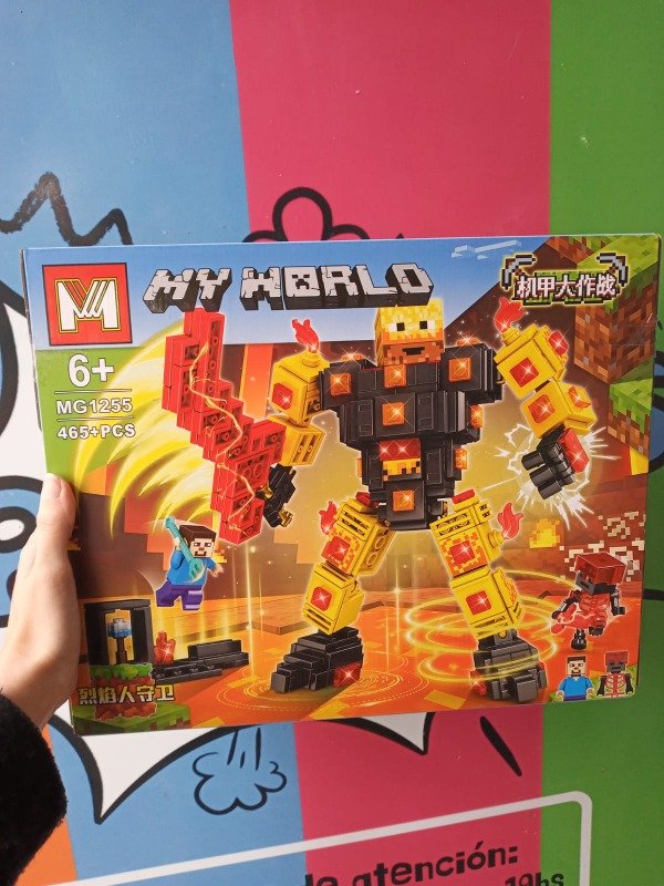 Producto - Lego XL simil Minecraft Robot