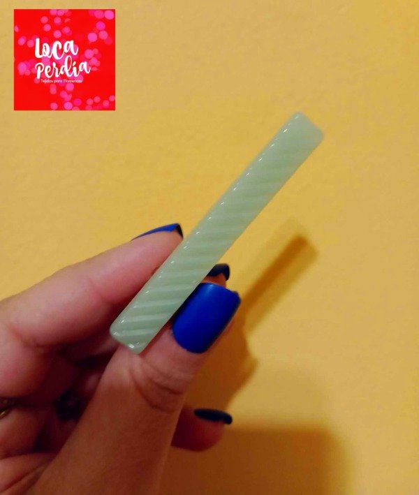 Producto - Hebilla Verde Agua 6 cm Con Pinza