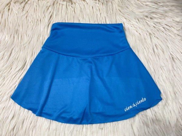 Producto - Pollera short CXC turquesa