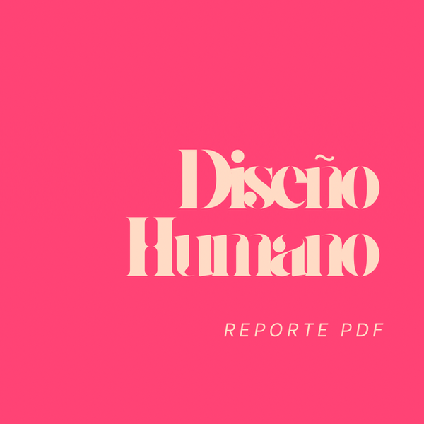 Producto - Diseño Humano - REPORTE PDF