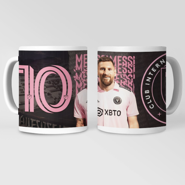 Producto - Taza Plástica Messi, Inter Miami