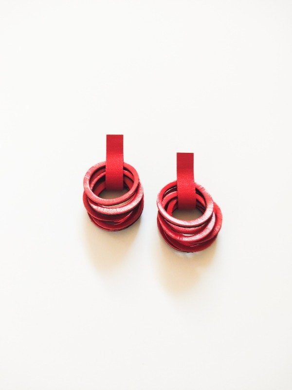 Producto - Aros Trinity Rojo