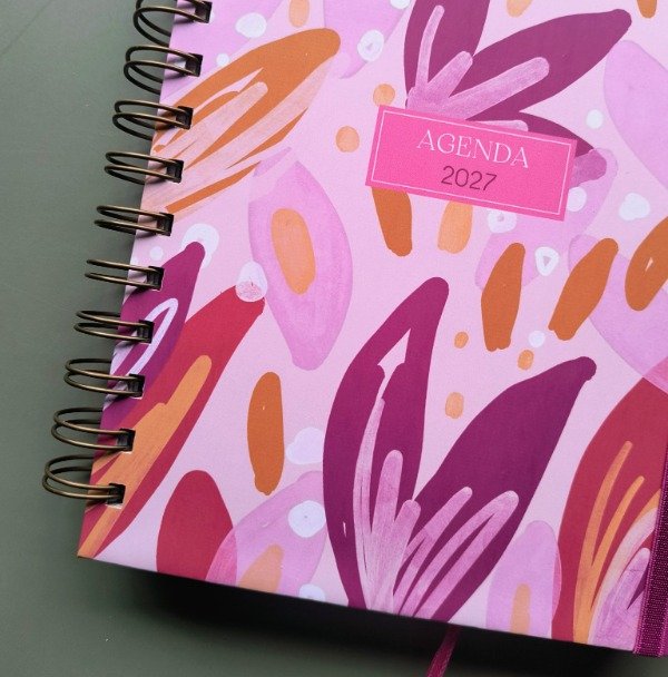 Producto - Agenda 2027 Semana a la Vista - Flora Rosa - 1
