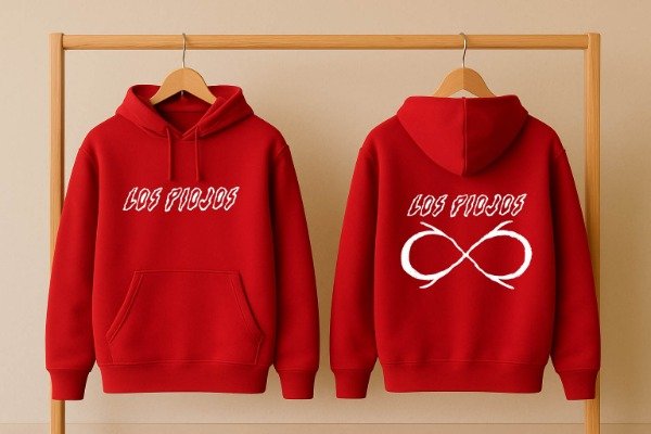 Producto - BUZO ROJO CANGURO LOS PIOJOS INFINITO