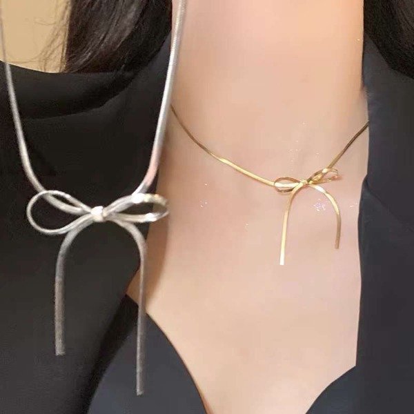 Producto - collar liso de moños - 0