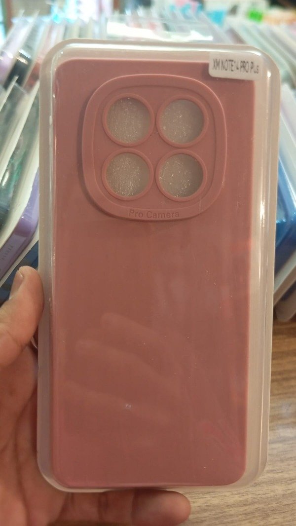 Producto - Funda Silicone Case Rosa para Xiaomi Redmi Note 14 Pro Plus