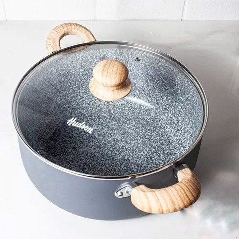 Producto - CACEROLA CERAMICO GRANITO 24 CM HUDSON