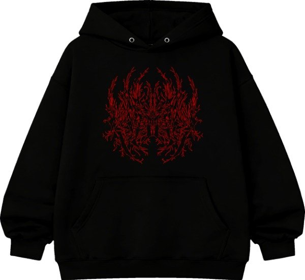 Producto - Linkin Park Buzo Canguro - Deathcore Logo Outline
